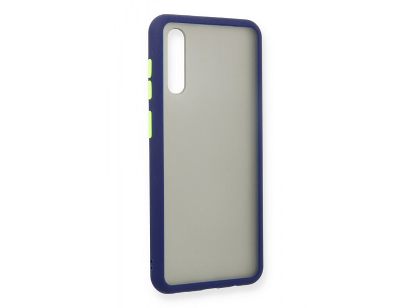 Newface Samsung Galaxy A50S Kılıf Montreal Silikon Kapak - Lacivert