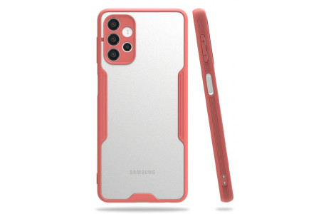 Newface Samsung Galaxy A32 5G Kılıf Platin Silikon - Pembe