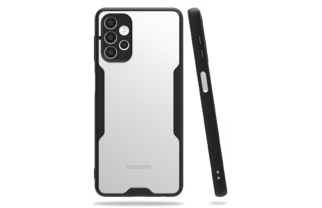 Newface Samsung Galaxy A32 5G Kılıf Platin Silikon - Siyah