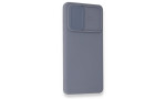 Newface Samsung Galaxy A72 Kılıf Color Lens Silikon - Gri