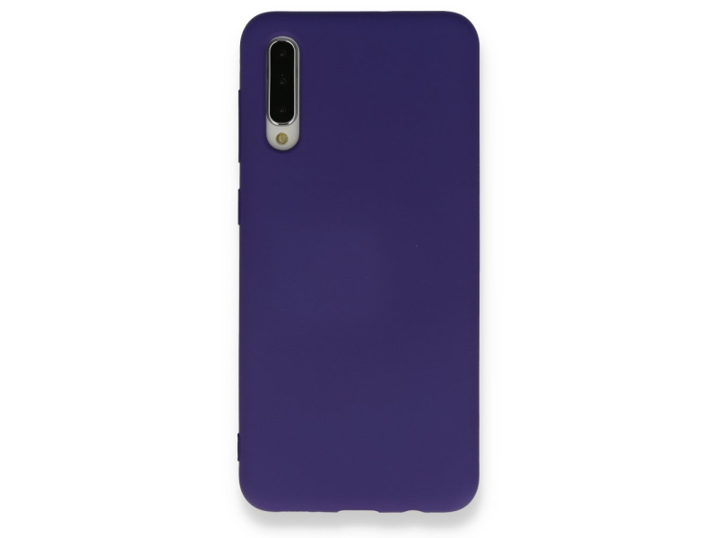 Newface Samsung Galaxy A50S Kılıf Nano içi Kadife Silikon - Mor