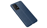 Newface Samsung Galaxy A52 Kılıf Focus Derili Silikon - Lacivert
