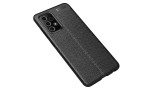 Newface Samsung Galaxy A52 Kılıf Focus Derili Silikon - Siyah