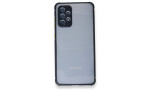 Newface Samsung Galaxy A52 Kılıf Miami Şeffaf Silikon - Lacivert