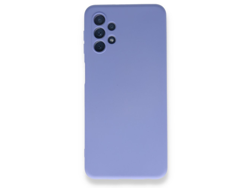 Newface Samsung Galaxy A52 Kılıf Nano içi Kadife Silikon - Lila