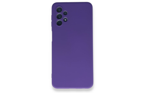 Newface Samsung Galaxy A52 Kılıf Nano içi Kadife Silikon - Mor