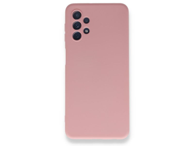 Newface Samsung Galaxy A32 5G Kılıf Nano içi Kadife Silikon - Pembe