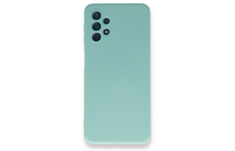 Newface Samsung Galaxy A32 5G Kılıf Nano içi Kadife Silikon - Turkuaz