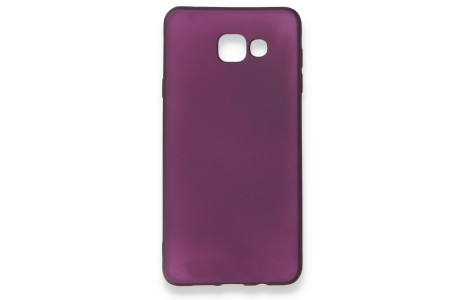 Newface Samsung Galaxy A7 2016 / A710 Kılıf First Silikon - Mürdüm