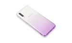 Newface Samsung Galaxy A70 Kılıf Lüx Çift Renkli Silikon - Mor