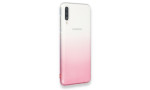 Newface Samsung Galaxy A70 Kılıf Lüx Çift Renkli Silikon - Pembe