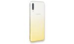 Newface Samsung Galaxy A70 Kılıf Lüx Çift Renkli Silikon - Sarı