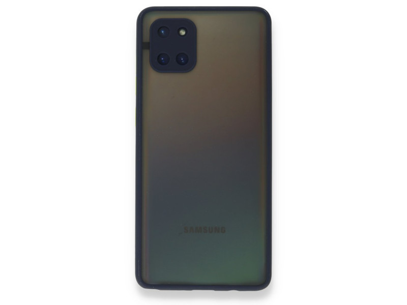 Newface Samsung Galaxy A81 / Note 10 Lite Kılıf Montreal Silikon Kapak - Lacivert