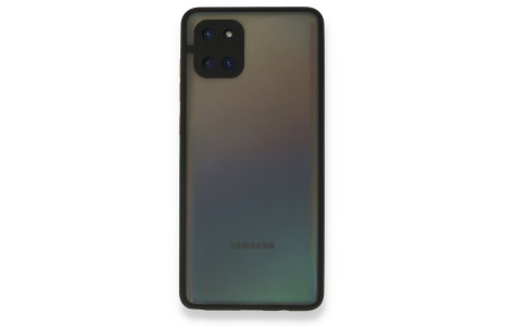 Newface Samsung Galaxy A81 / Note 10 Lite Kılıf Montreal Silikon Kapak - Siyah