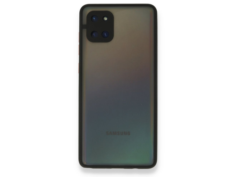 Newface Samsung Galaxy A81 / Note 10 Lite Kılıf Montreal Silikon Kapak - Siyah