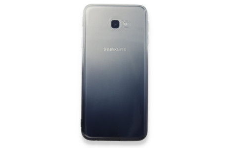 Newface Samsung Galaxy J4 Plus Kılıf Lüx Çift Renkli Silikon - Siyah