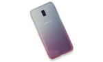 Newface Samsung Galaxy J6 Plus Kılıf Lüx Çift Renkli Silikon - Pembe