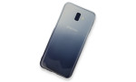 Newface Samsung Galaxy J6 Plus Kılıf Lüx Çift Renkli Silikon - Siyah