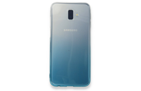 Newface Samsung Galaxy J6 Plus Kılıf Lüx Çift Renkli Silikon - Turkuaz