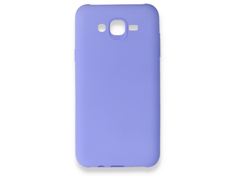 Newface Samsung Galaxy J7 Kılıf First Silikon - Lila
