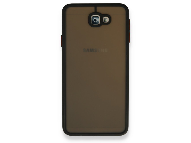 Newface Samsung Galaxy J7 Prime Kılıf Montreal Silikon Kapak - Siyah