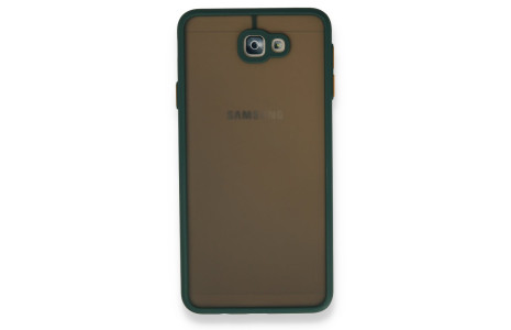 Newface Samsung Galaxy J7 Prime Kılıf Montreal Silikon Kapak - Yeşil