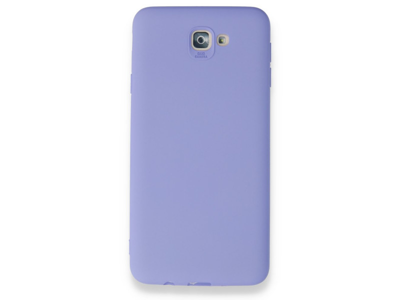 Newface Samsung Galaxy J7 Prime Kılıf First Silikon - Lila