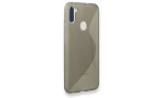 Newface Samsung Galaxy M11 Kılıf S Silikon - Gri