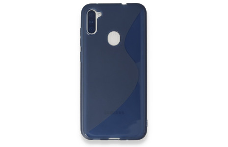 Newface Samsung Galaxy M11 Kılıf S Silikon - Mavi