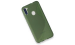 Newface Samsung Galaxy M11 Kılıf S Silikon - Yeşil