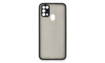 Newface Samsung Galaxy M30S Kılıf Montreal Silikon Kapak - Lacivert