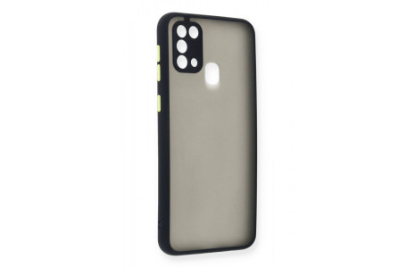 Newface Samsung Galaxy M30S Kılıf Montreal Silikon Kapak - Lacivert