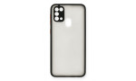 Newface Samsung Galaxy M30S Kılıf Montreal Silikon Kapak - Siyah
