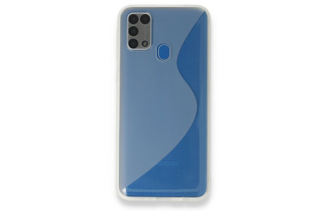 Newface Samsung Galaxy M31 Kılıf S Silikon - Şeffaf