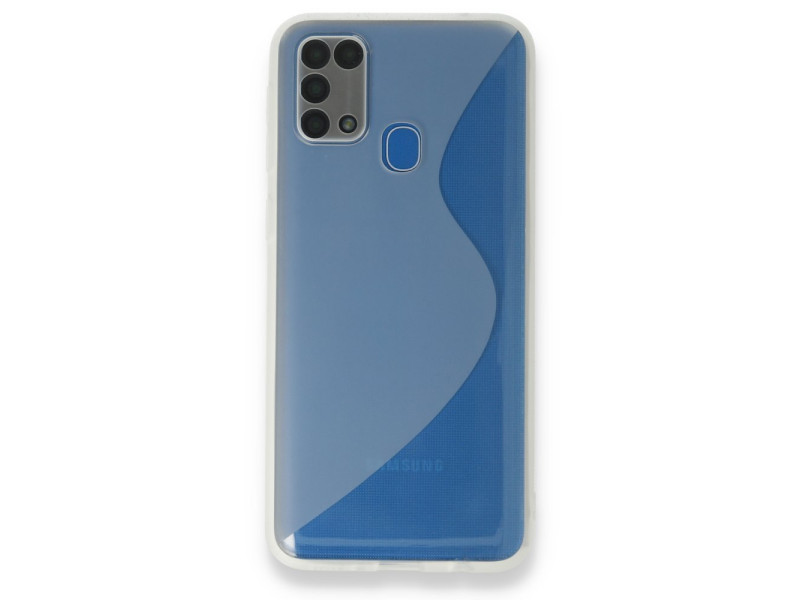 Newface Samsung Galaxy M31 Kılıf S Silikon - Şeffaf