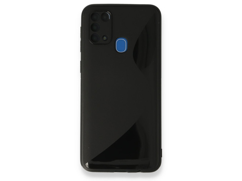 Newface Samsung Galaxy M31 Kılıf S Silikon - Siyah