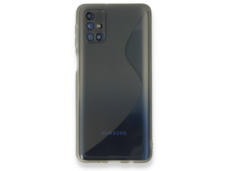 Newface Samsung Galaxy M31S Kılıf S Silikon - Gri