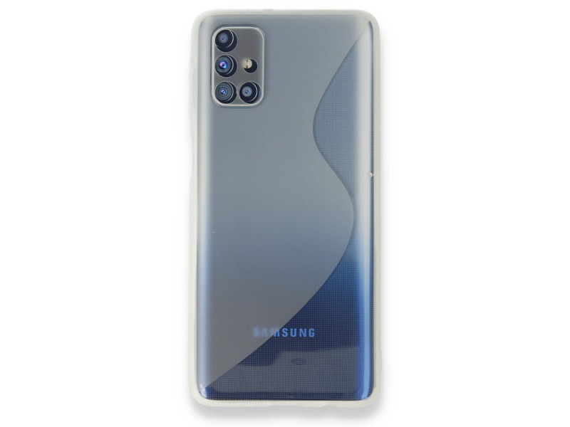 Newface Samsung Galaxy M31S Kılıf S Silikon - Şeffaf