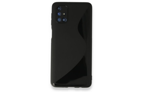 Newface Samsung Galaxy M31S Kılıf S Silikon - Siyah