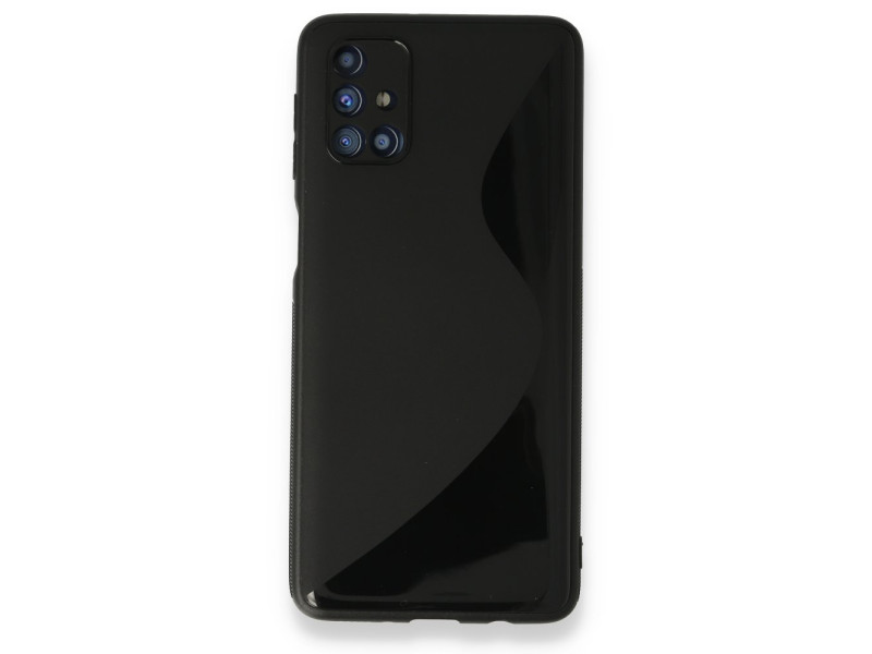 Newface Samsung Galaxy M31S Kılıf S Silikon - Siyah