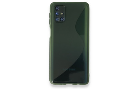 Newface Samsung Galaxy M31S Kılıf S Silikon - Yeşil