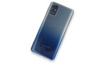Newface Samsung Galaxy M51 Kılıf Lüx Çift Renkli Silikon - Mavi