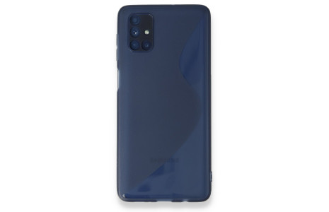 Newface Samsung Galaxy M51 Kılıf S Silikon - Mavi