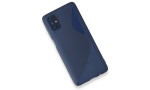 Newface Samsung Galaxy M51 Kılıf S Silikon - Mavi