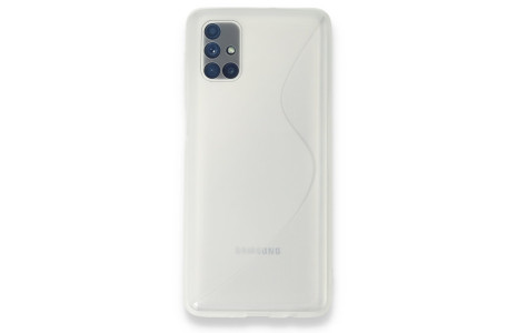 Newface Samsung Galaxy M51 Kılıf S Silikon - Şeffaf