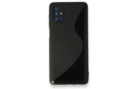 Newface Samsung Galaxy M51 Kılıf S Silikon - Siyah