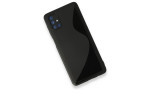 Newface Samsung Galaxy M51 Kılıf S Silikon - Siyah