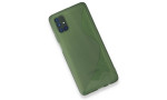 Newface Samsung Galaxy M51 Kılıf S Silikon - Yeşil
