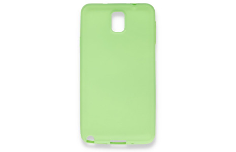 Newface Samsung Galaxy Note 3 / N9000 Kılıf First Silikon - Yeşil