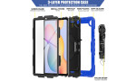 Newface Samsung Galaxy P610 Tab S6 Lite 10.4 Kılıf Pars Tablet Kapak - Mavi